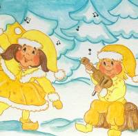De kabouters zingen winterliedjes